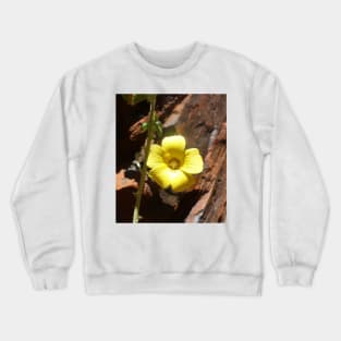 Beautiful Yellow Wildflower Crewneck Sweatshirt